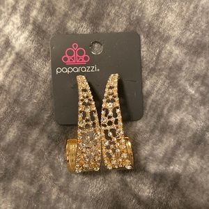 Gold dangle earrings